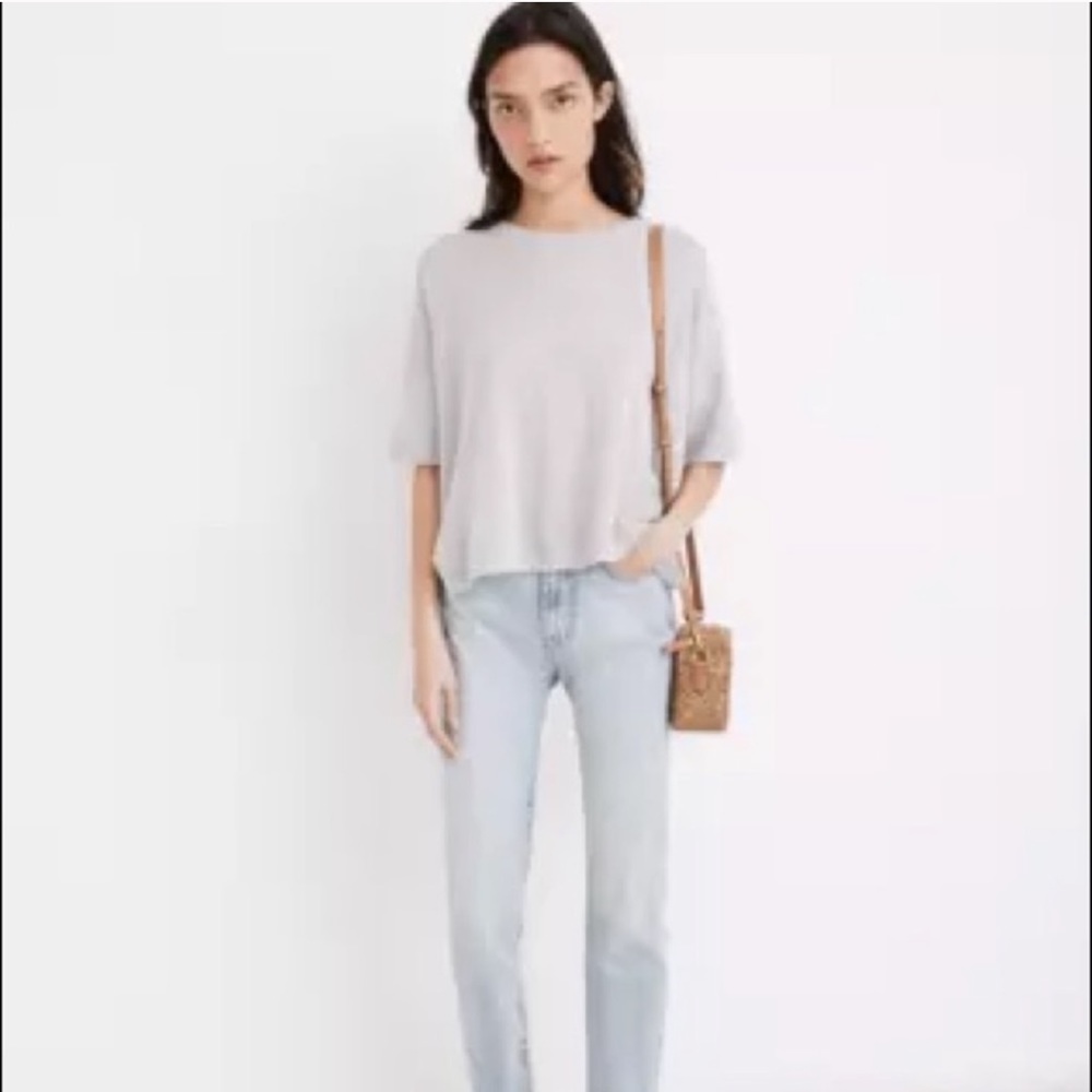 MADEWELL- (Re)sponsible Weightless Cashmere Tee